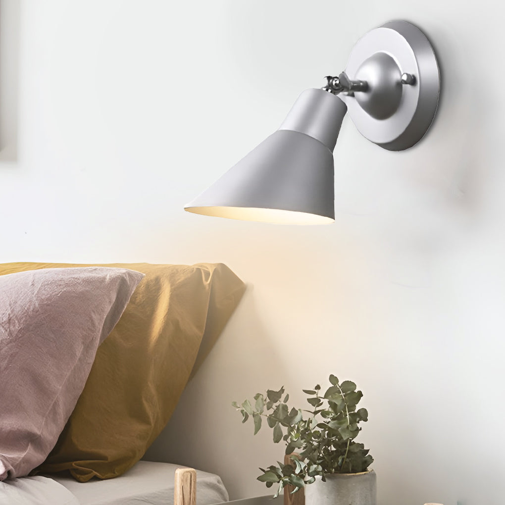 Justerbar modern väggsconce belysning plug-in vägglampa armatur