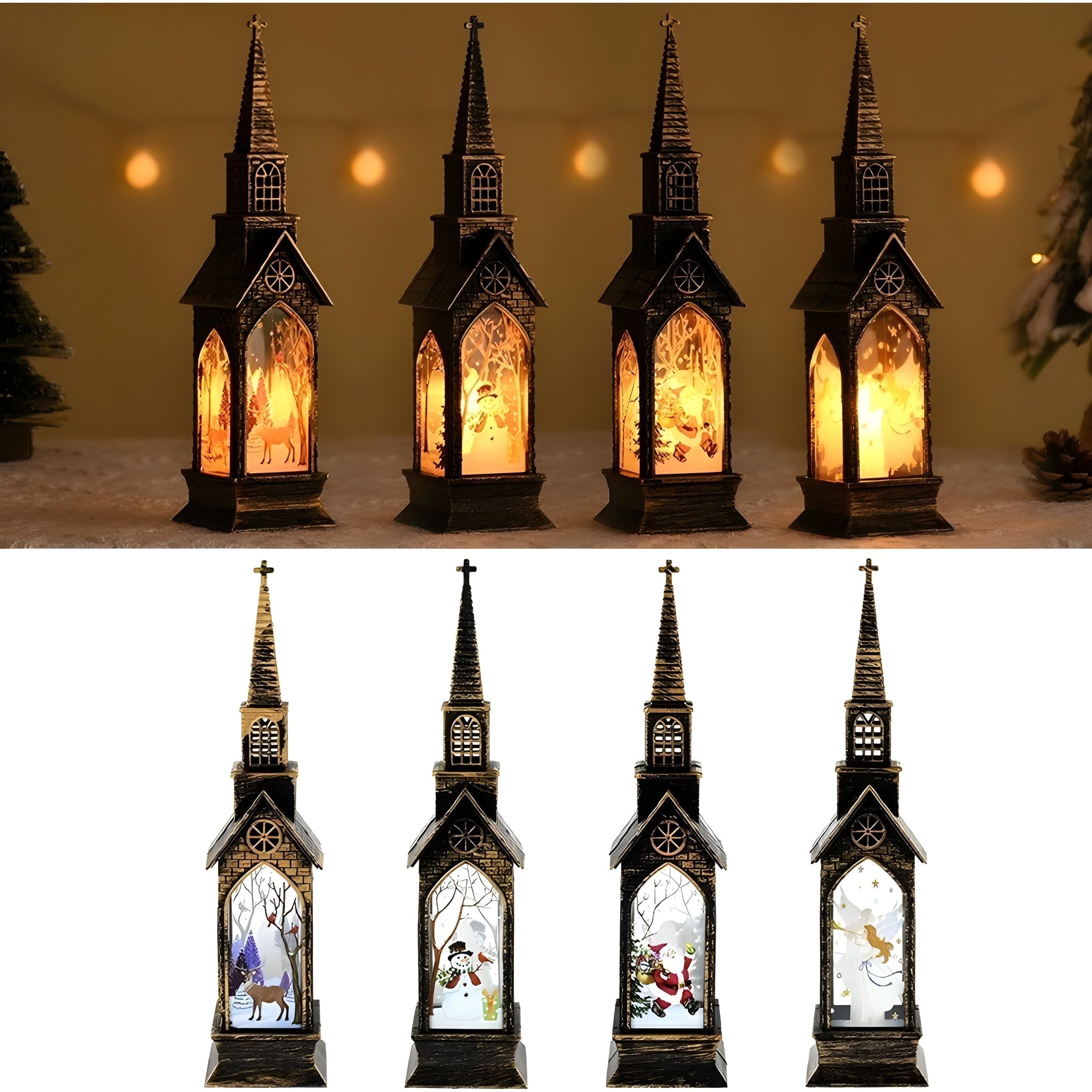 HolidayGlow Light - Modernt julornament LED-ljus