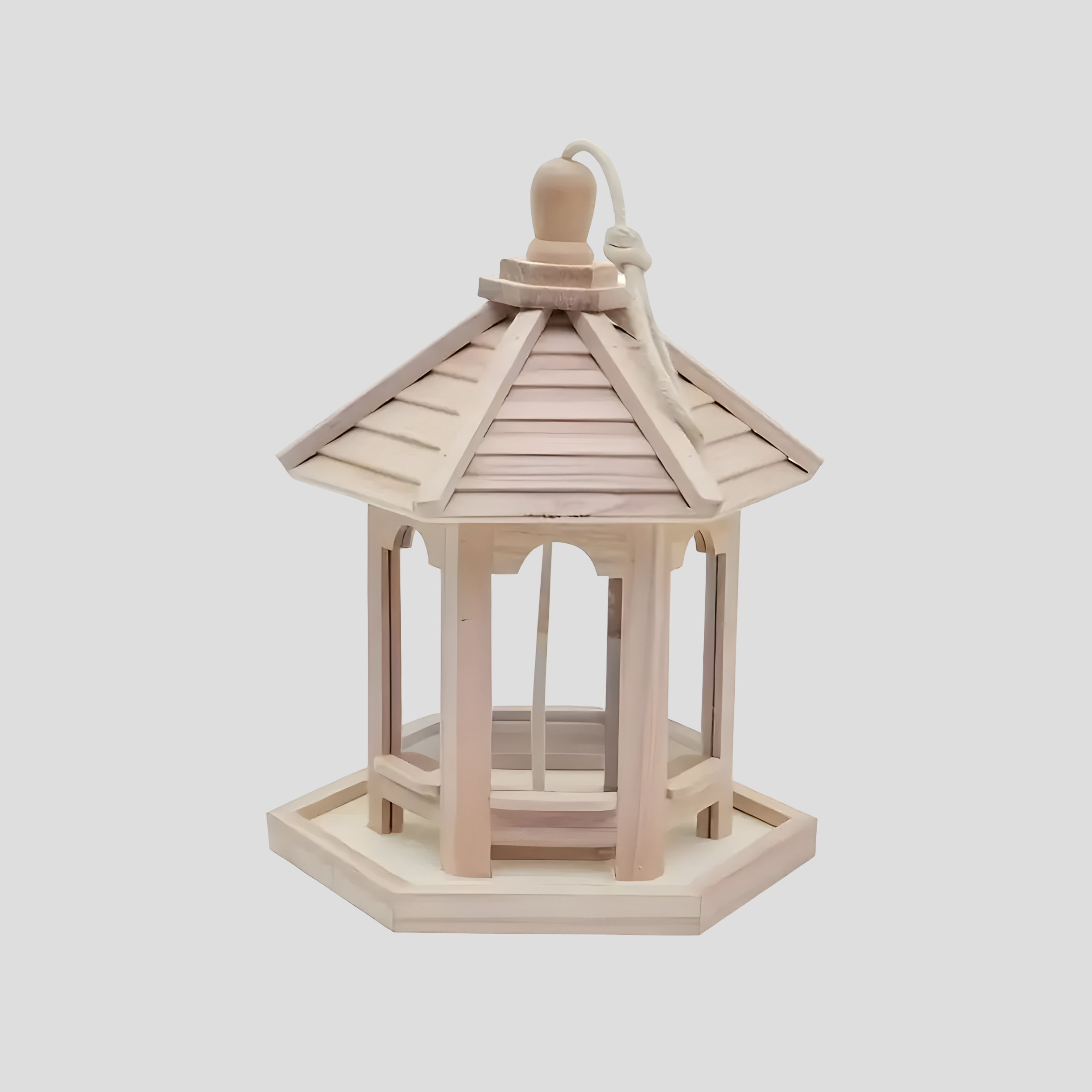 SkyPerch Bo free - Målningsbar trä hängande fågelhus