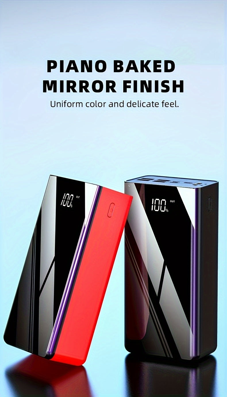 50000mAh Power Bank Snabb Laddning LED Display Ficklampa