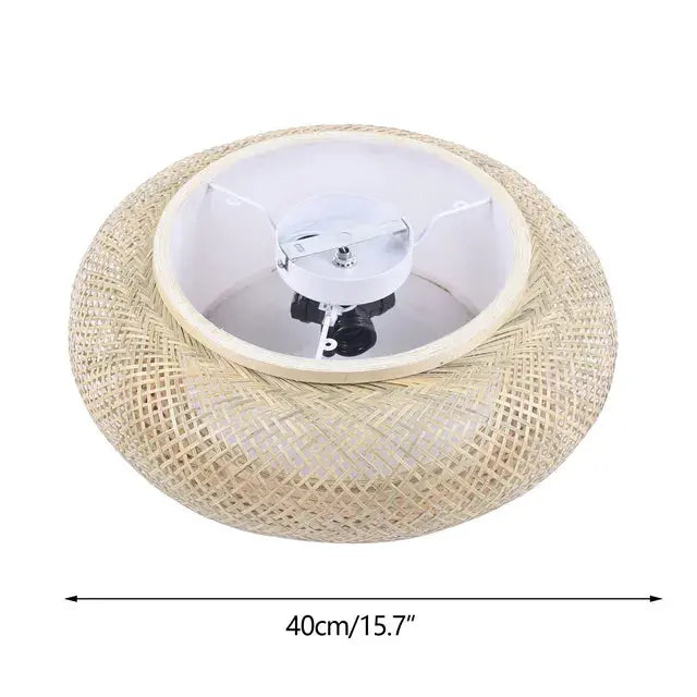 ÉcoLumi – Inbyggd taklampa i naturlig bambu