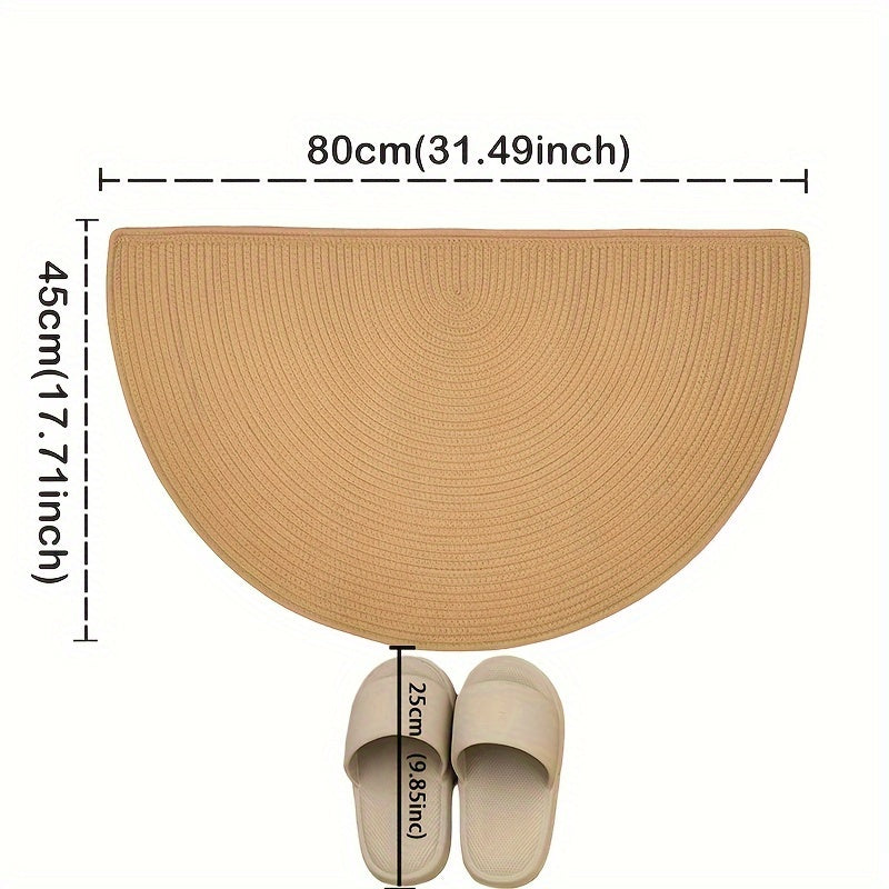 Boho handvävd badmatta – Perfekt för ditt badrum eller entré