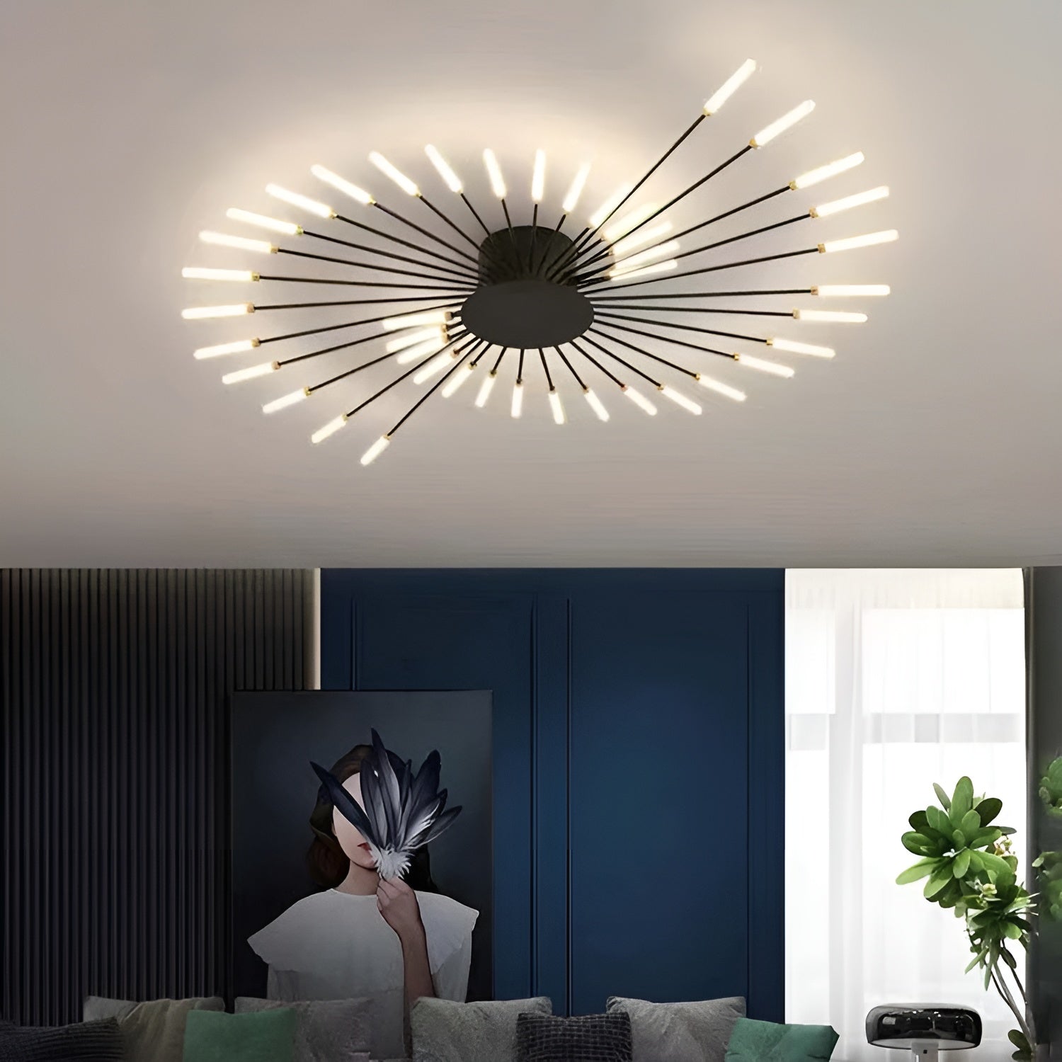 Modern LED taklampa – Stilfull belysning för bostadsutrymmen