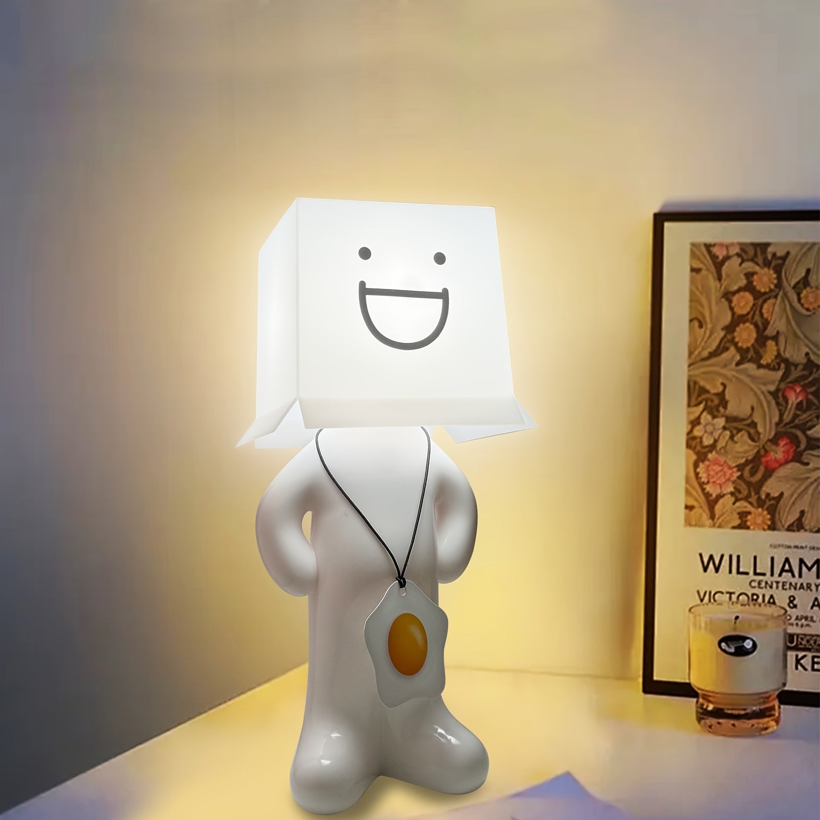 FunGlow - Kreativ Bordslampa, USB LED Nattlampa för Sängkammardekoration