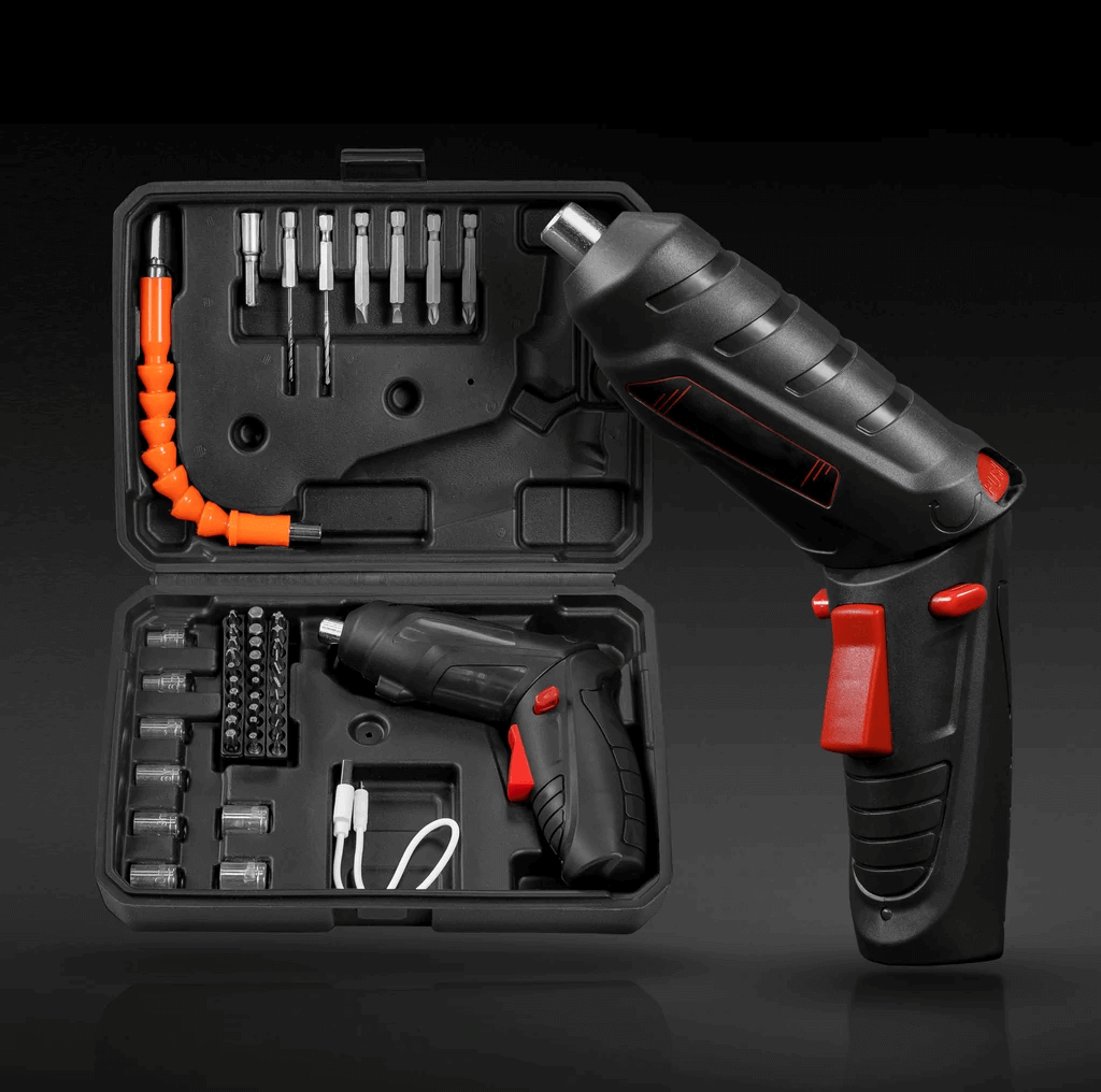 48-i-1 batteridrill-set - Kompakt och flexibelt hemmaprojekt elverktyg