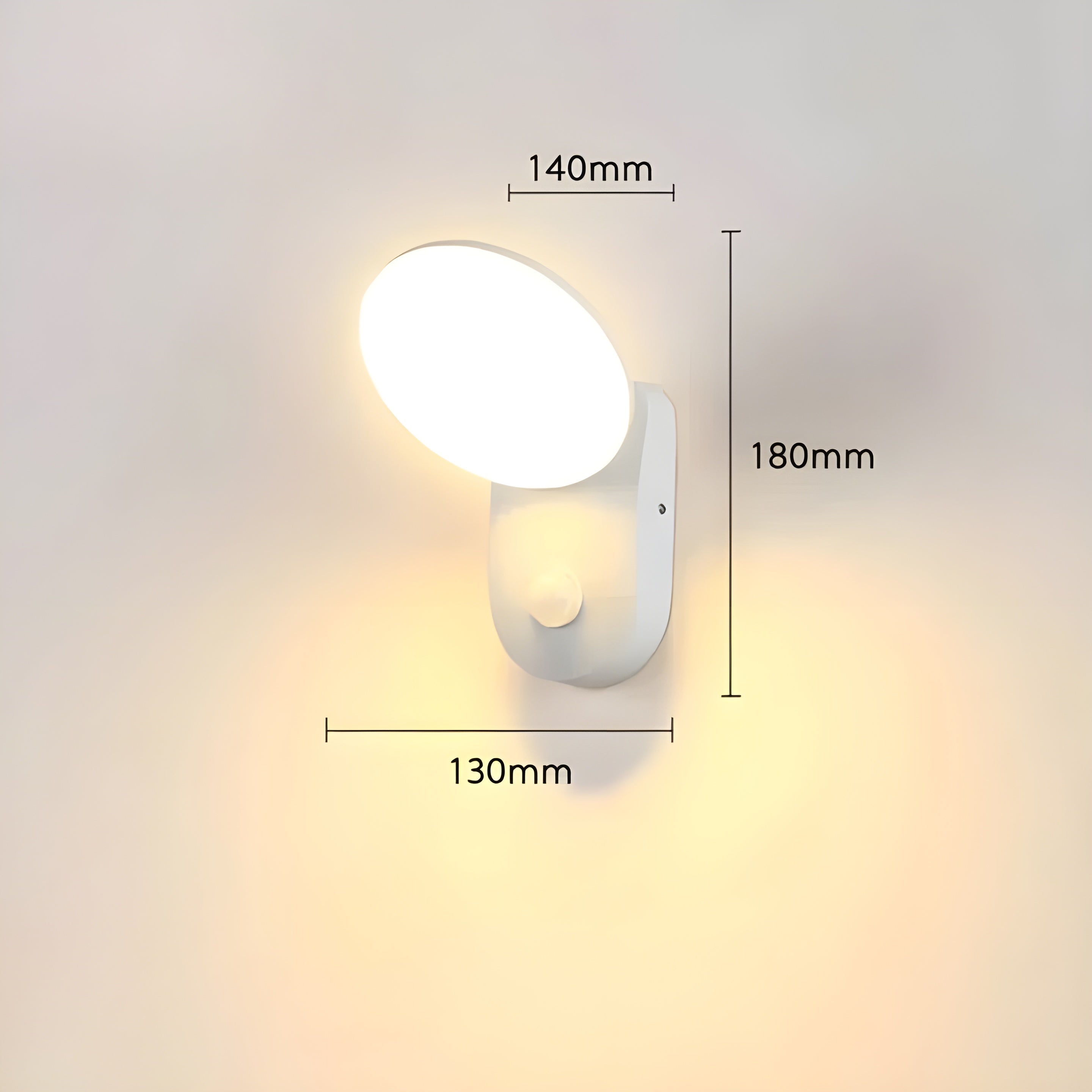 RadiantBeam Ljus - Vattentät Rörelsesensor LED Vägglampa