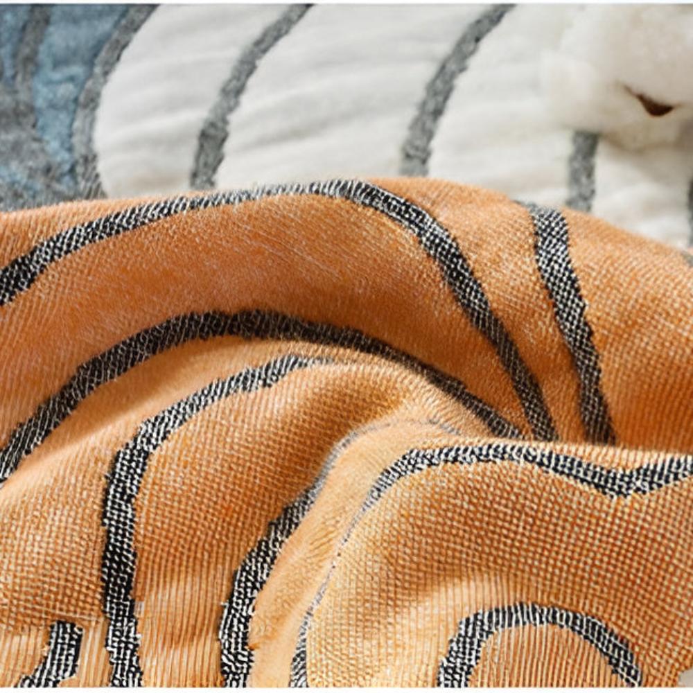 Skalpjärna-mönster bomullspläd