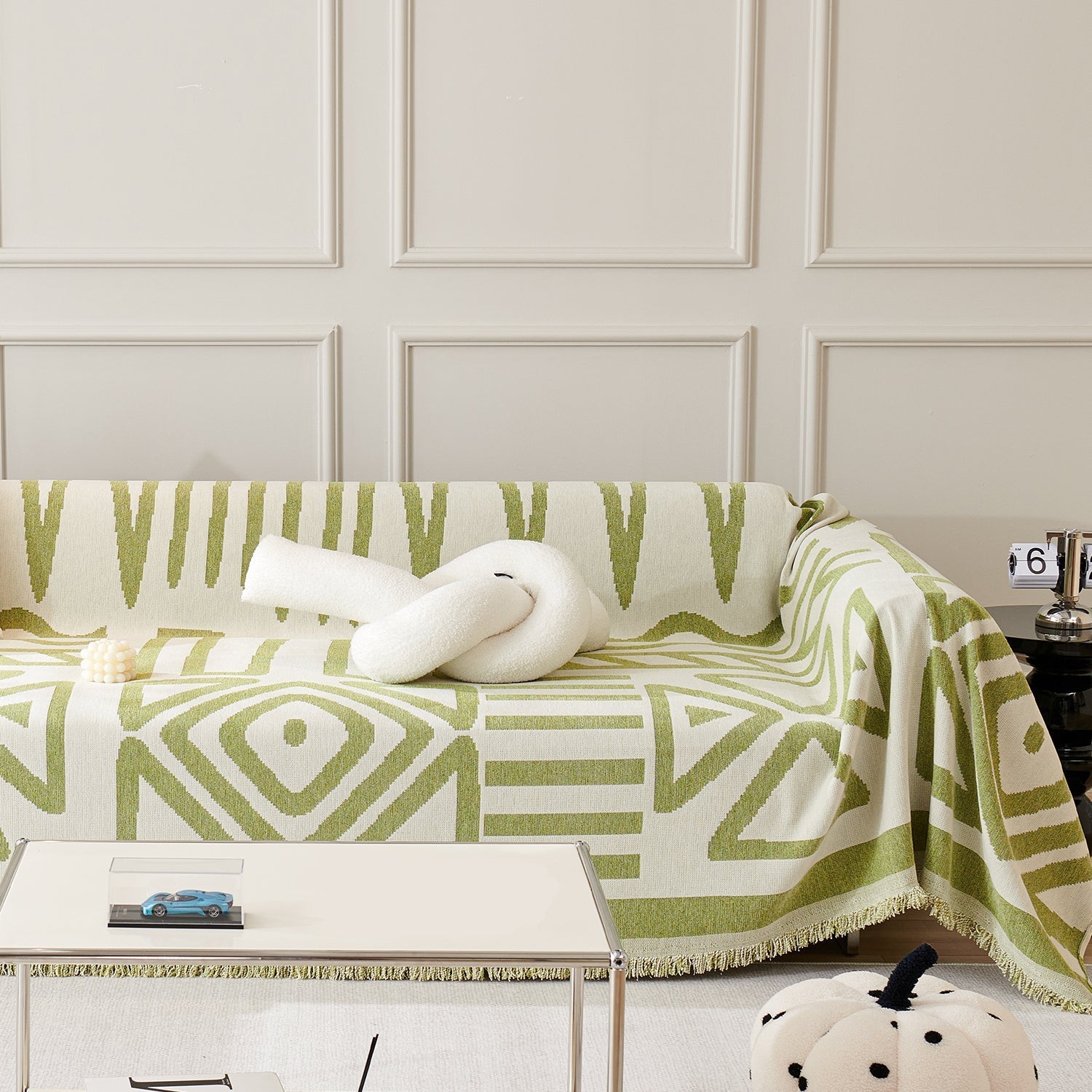 Geometrisk Boho Stil Soffa/Söngtäckning