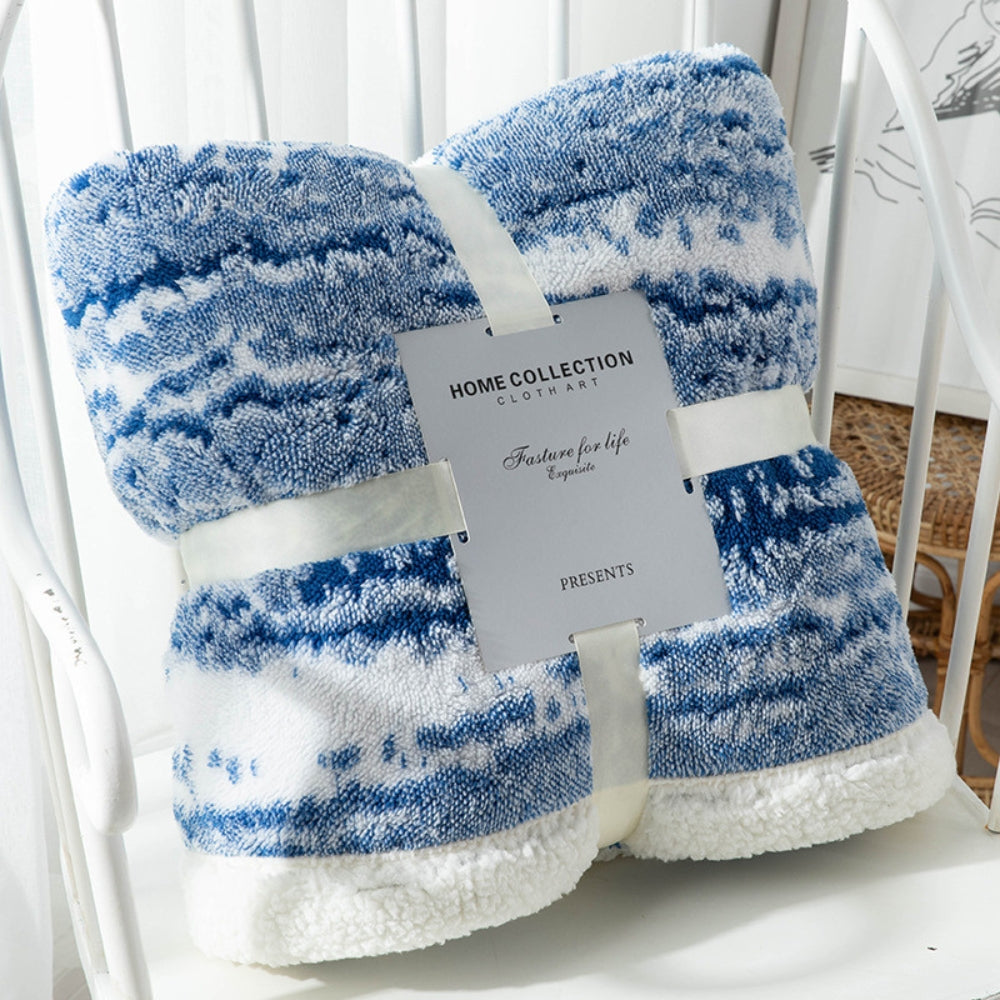 Elegant Seraphina Velvet Sherpa Filten