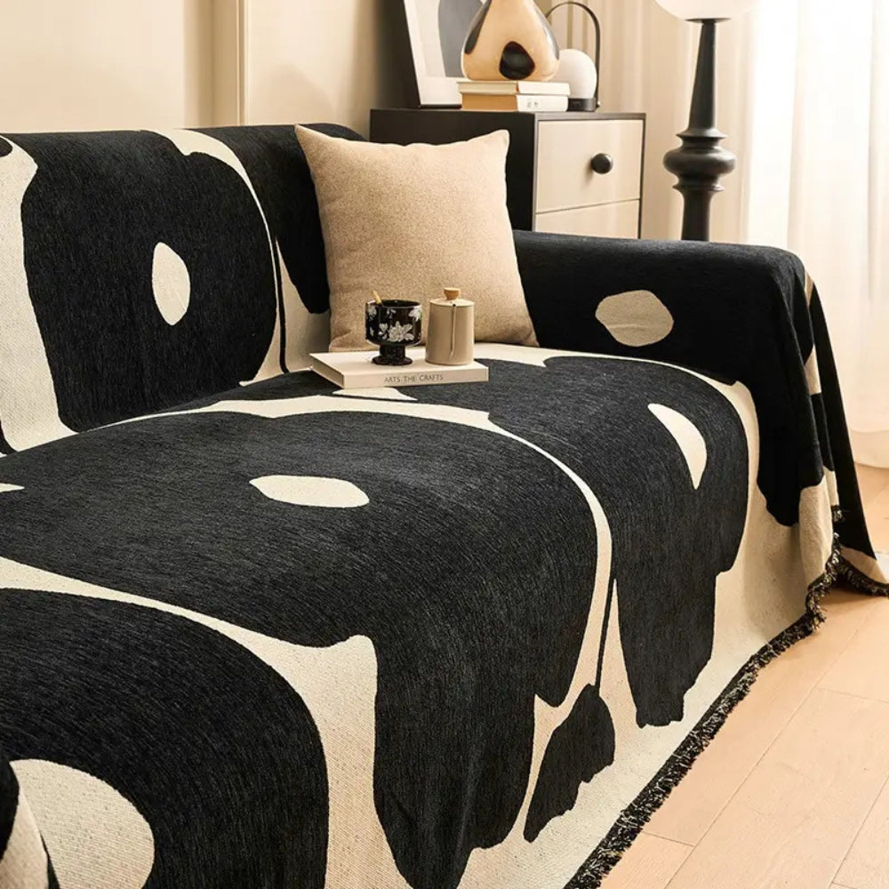 Monaco Vävd Modern Konst Sofföverdrag