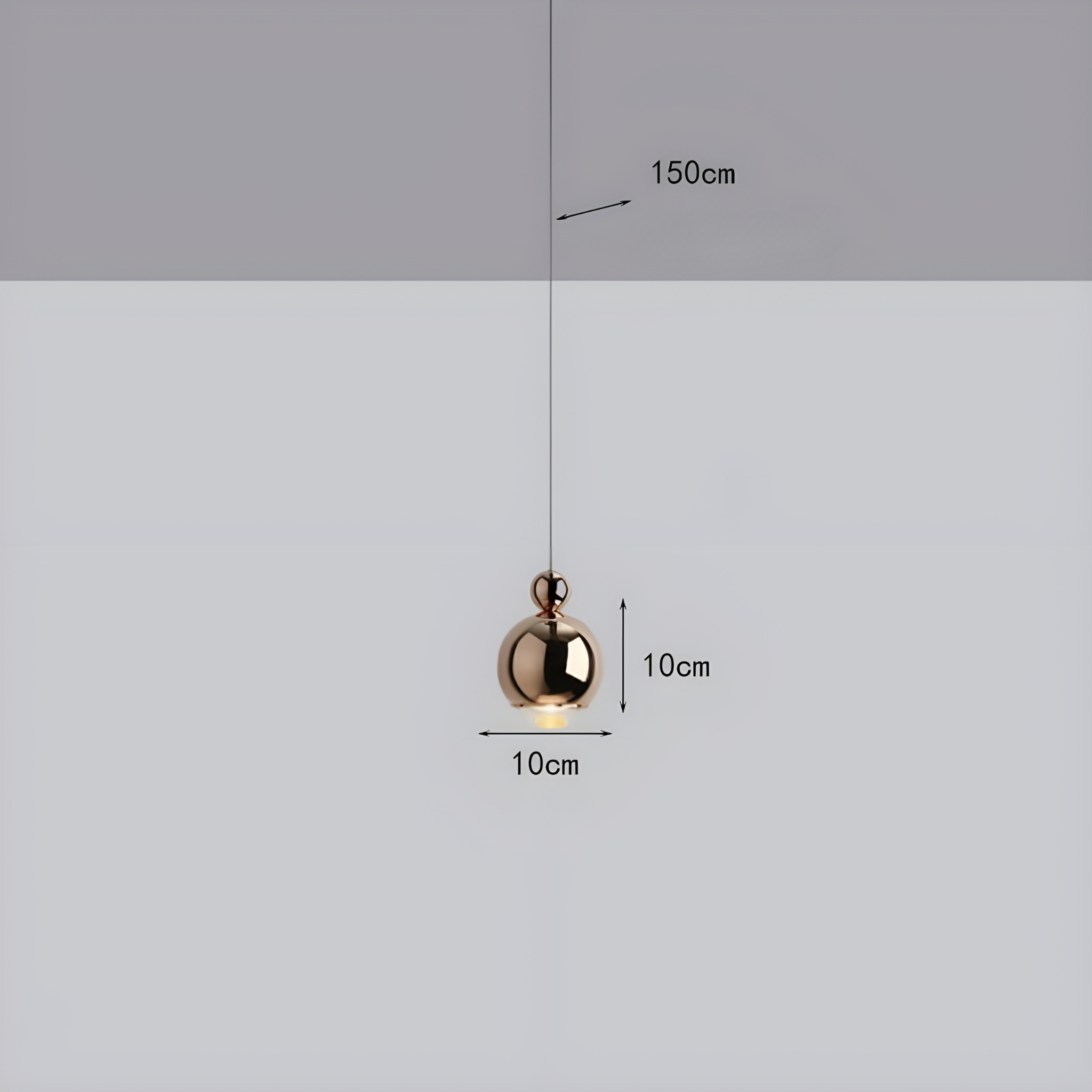 AcrylicSphere Light - Nordisk sfärisk taklampa