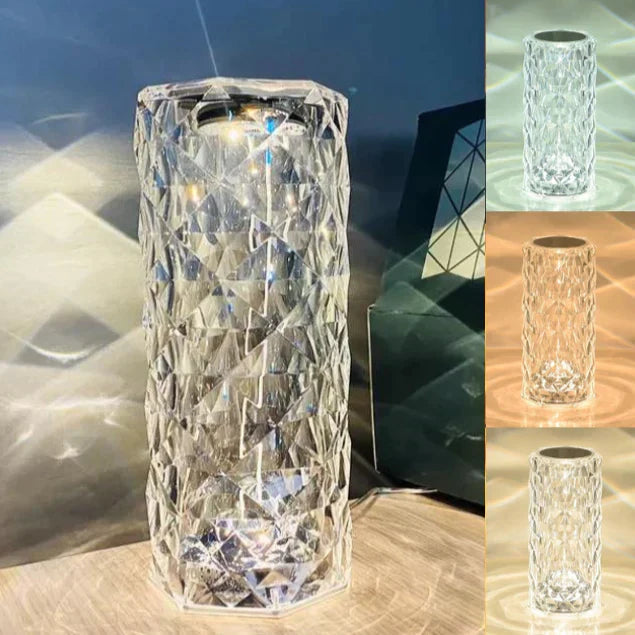 Mantar Kristallen Bordslampa