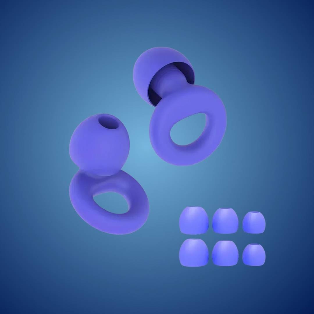 Bullerdämpande öronproppar för sömn och resor