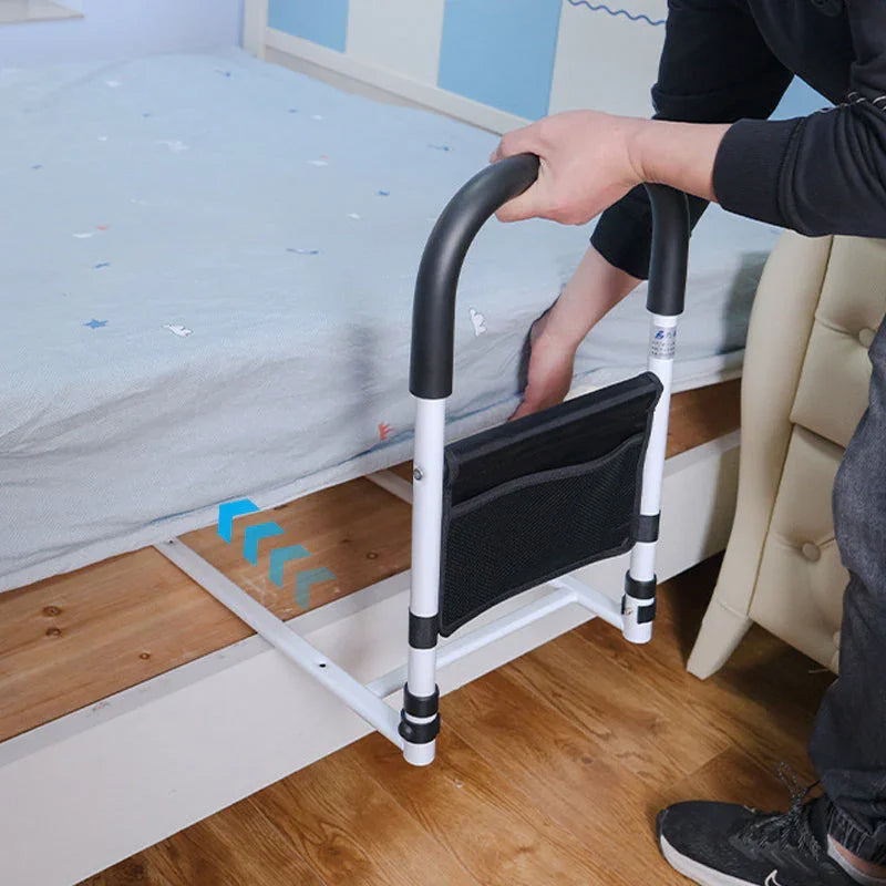 Justerbar Sänghjälpsräls med Sidostödhandtag – Säkerhetsstöd för Äldre & Rörlighetshjälp