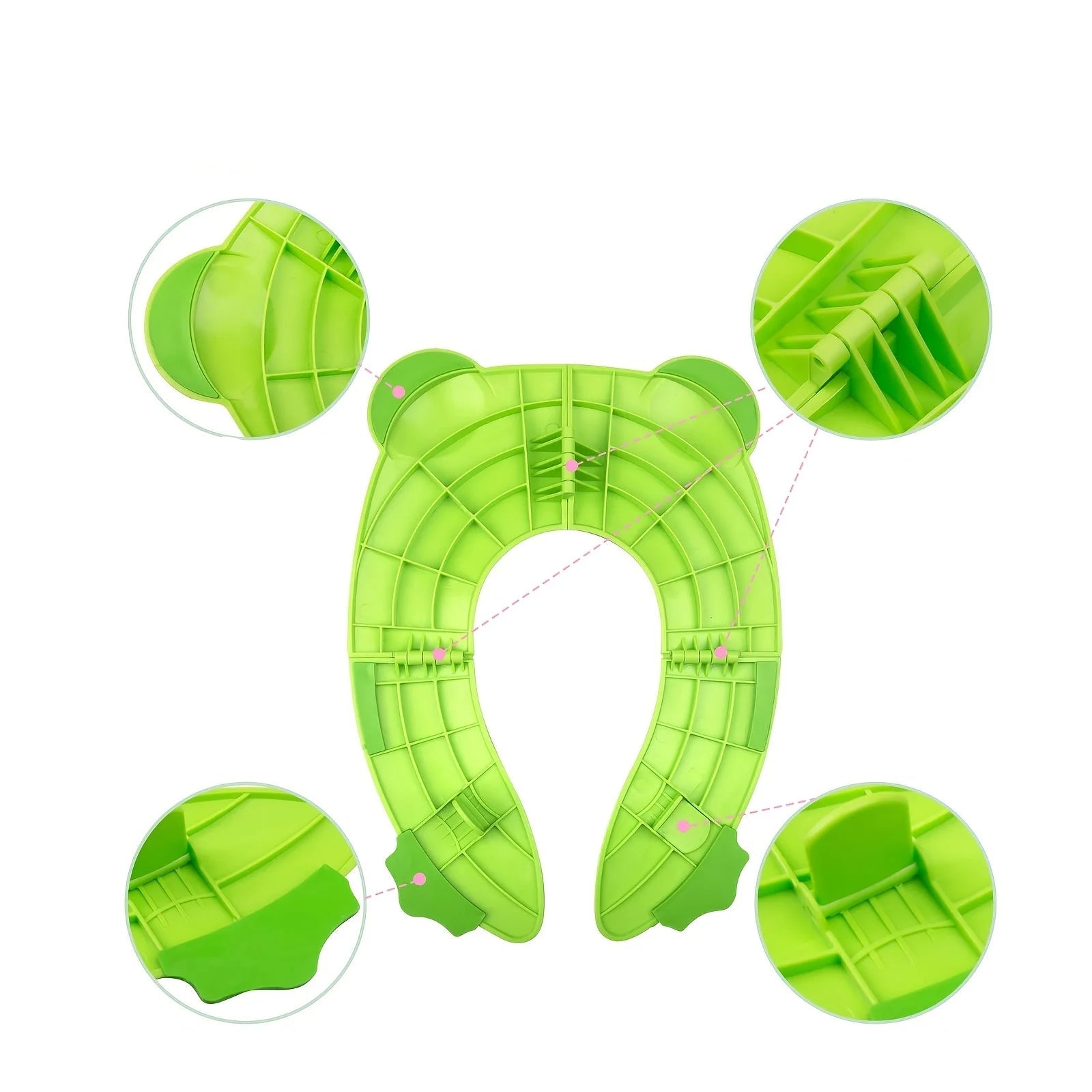 Hopfällbar toalettstol för potträning