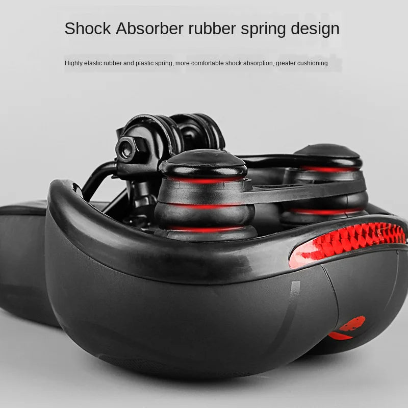 Stötabsorberande mountainbike-säte