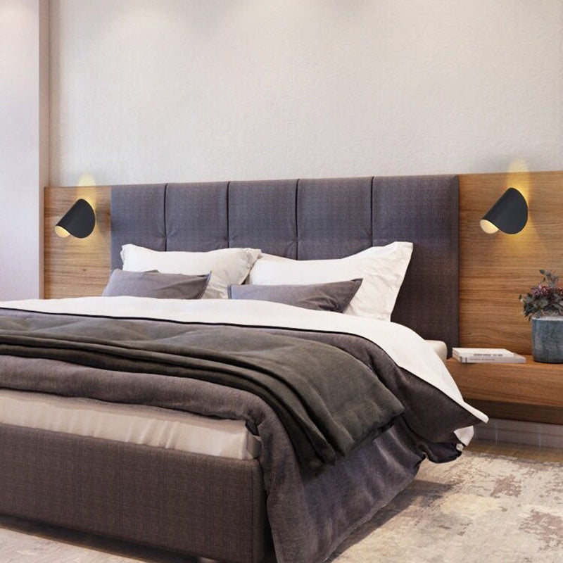 Eveline Modern Geometrisk LED Vägglampa - 4 Färger Inomhus/Ute Metall