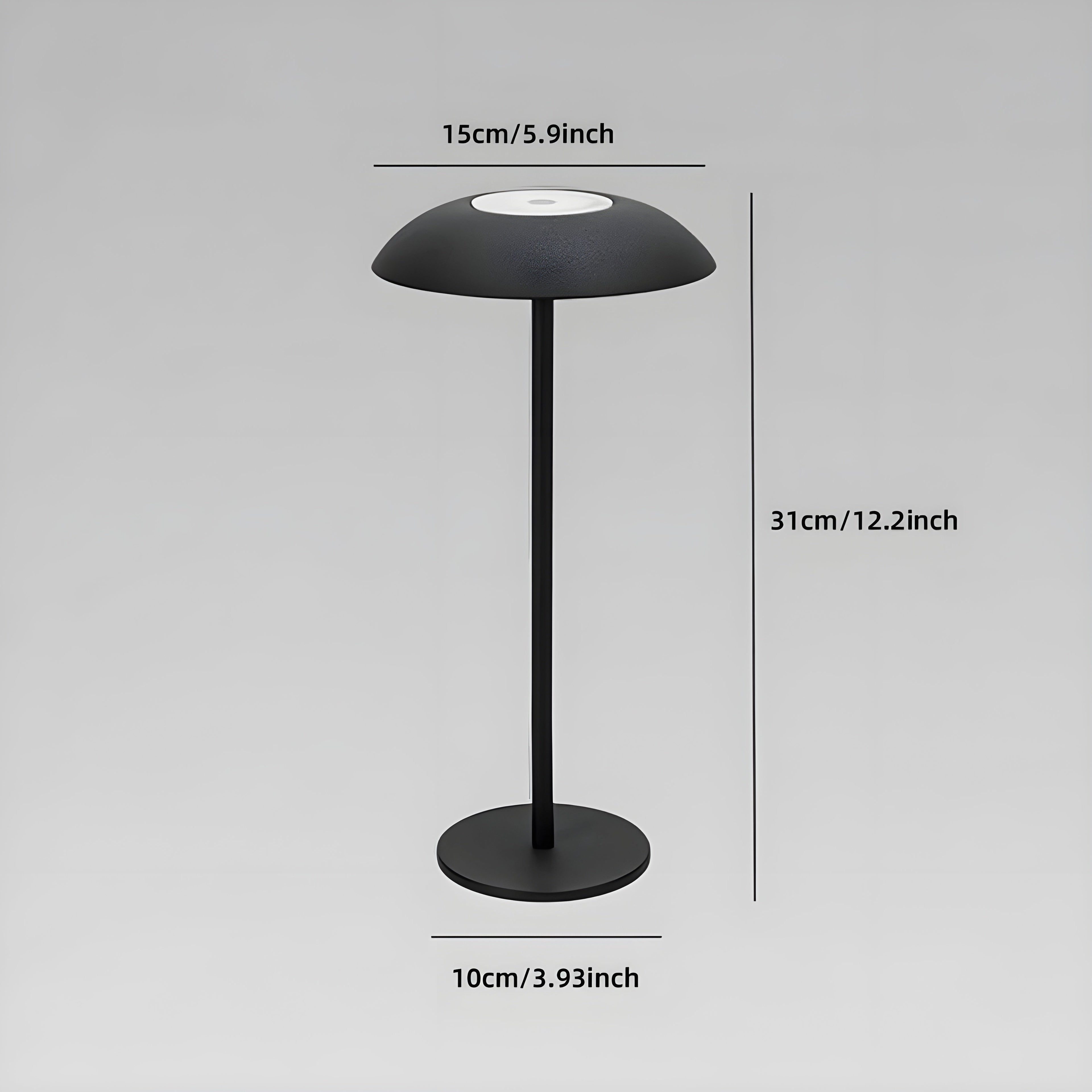 AmberHalo Lampa - Retro USB-laddad LED Touch Skrivbordslampa