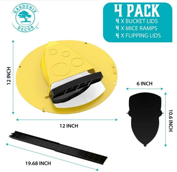 4-Pack Hinklock Musfälla