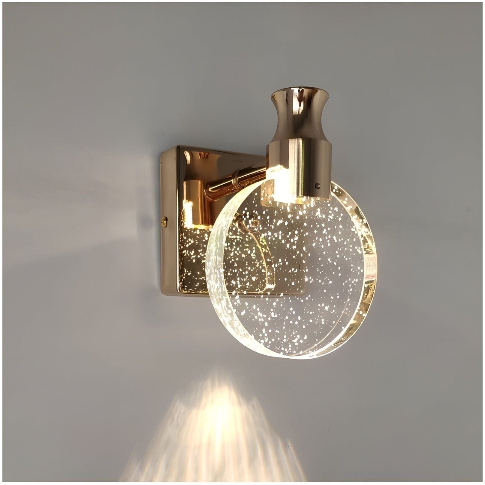 RadianceCrystal Light – Justerbar Lyxig Kristall Vägglampa