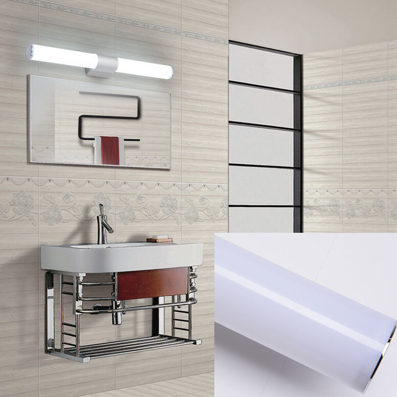 Modern minimalistisk LED-vägglampa för spegeln