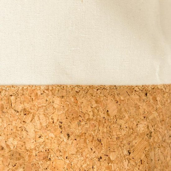 Carvallo LinoNest | Från hållbar bomullslinne | Rund & lätt bärbar | Modernt naturdesign