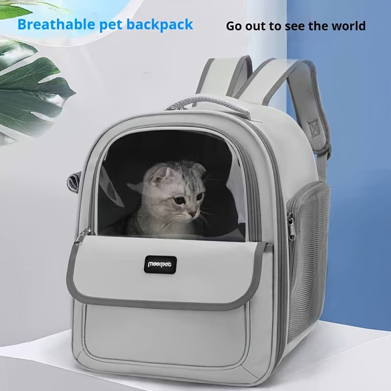 Katt transporter ryggsäck väska för katter Ventilerande