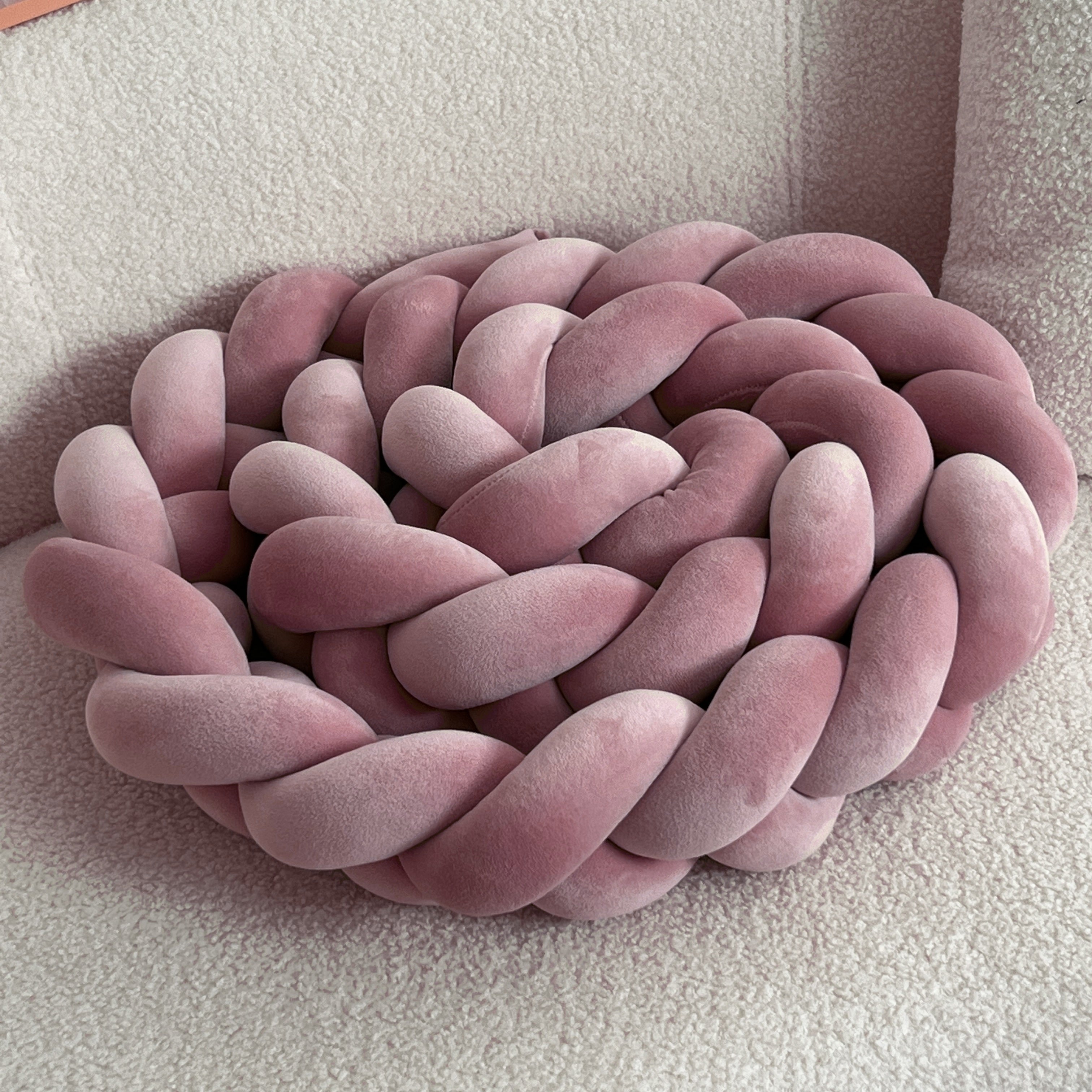 Handgjord Knapp Vloerkudde - Geometrisk Mönster, Tvättbar, 78-tum, Helårs Dekorativ Kuddfyllning med Polyester