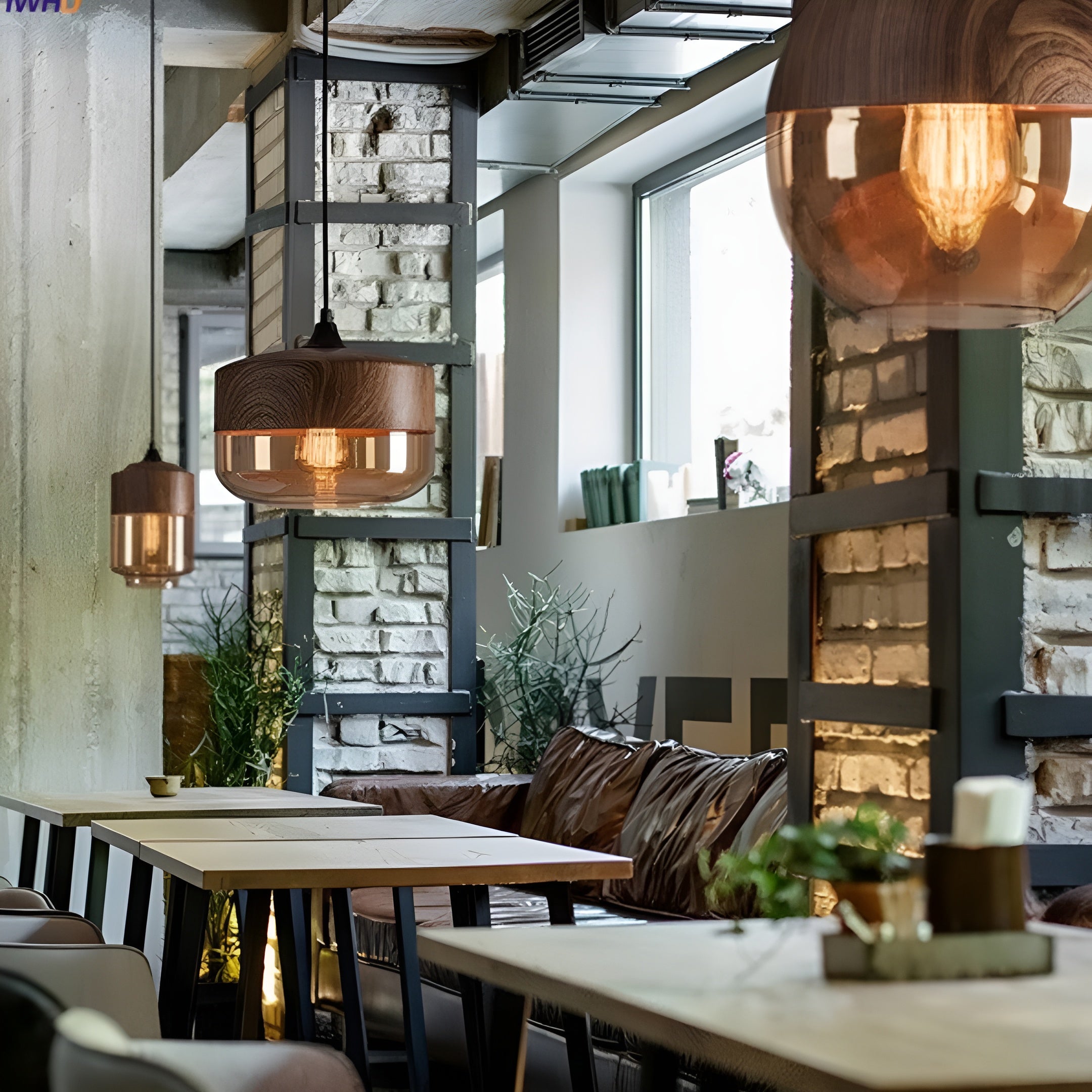 ModiGlass Light - Modern trädlampa i tonat glas