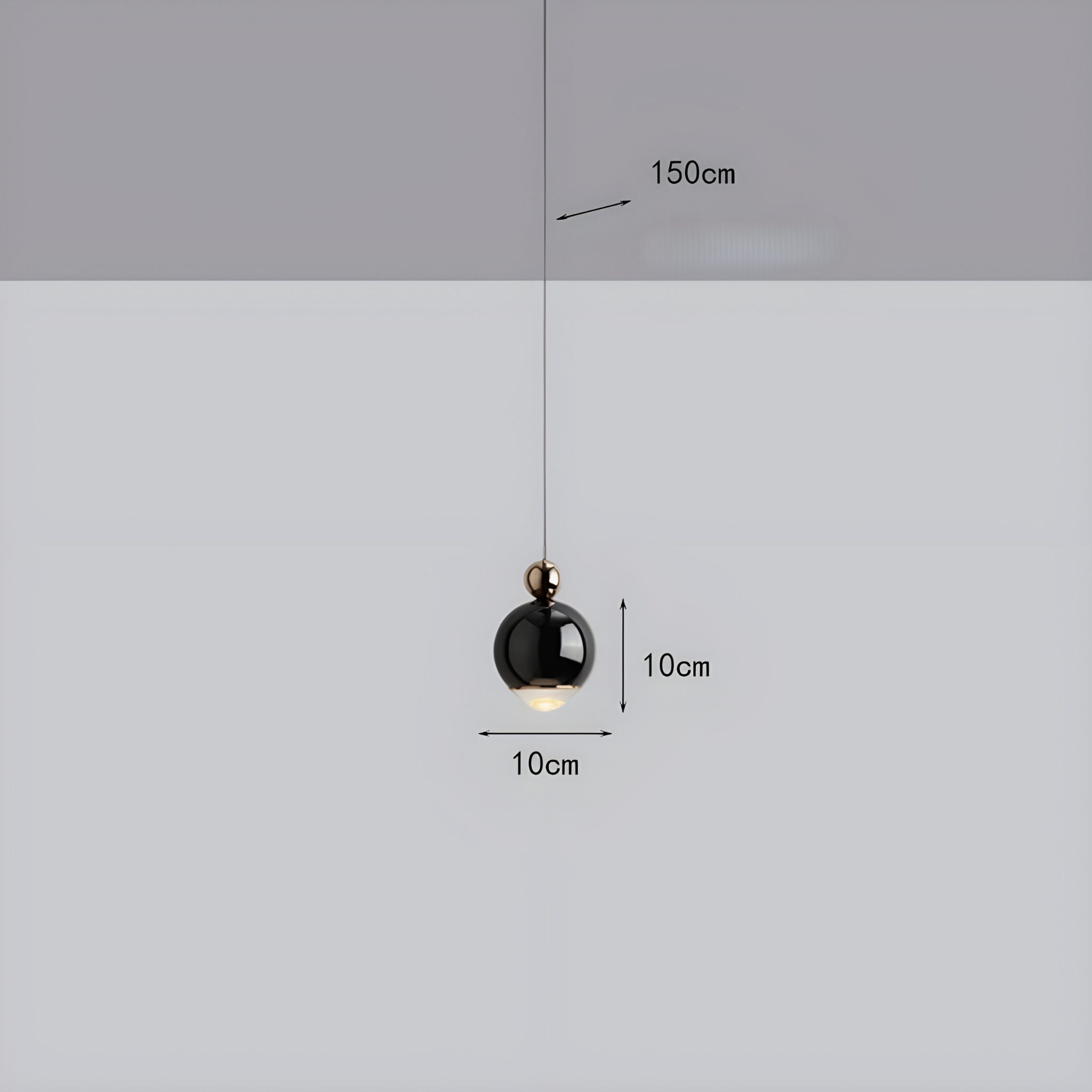 AcrylicSphere Light - Nordisk sfärisk taklampa