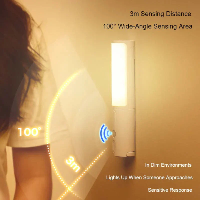 Intelligent LED-nattljus med rörelsesensor
