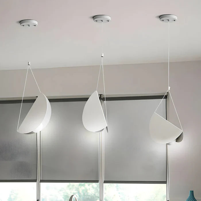 PleatGlow - Minimalist pleated pendant for cozy elegance