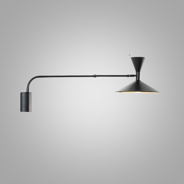 LumiFlex - Nordisk Svänggavel - Justerbar LED Läsarmatur för Boende- och Arbetsutrymmen