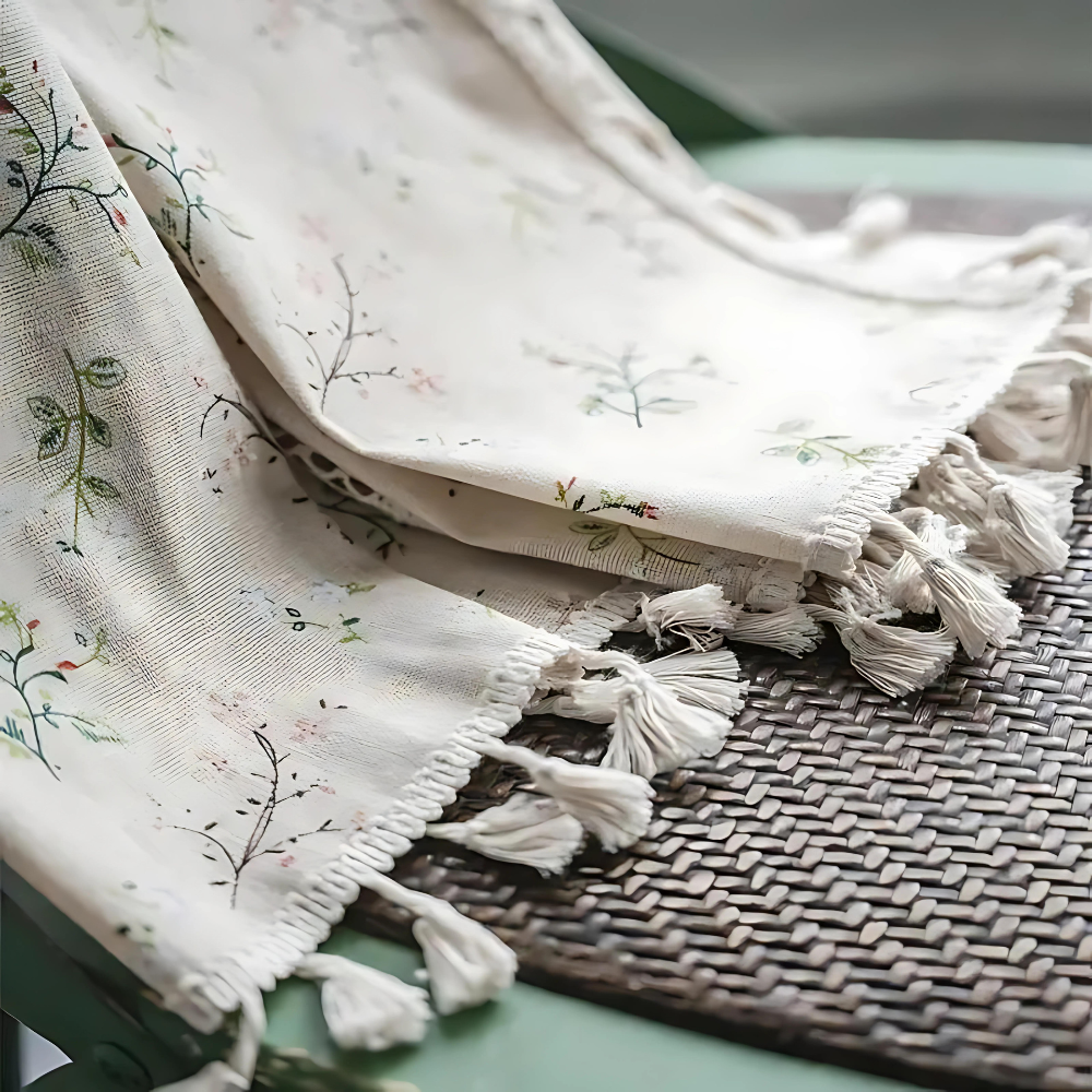 Fantasifullängd spetsgardin