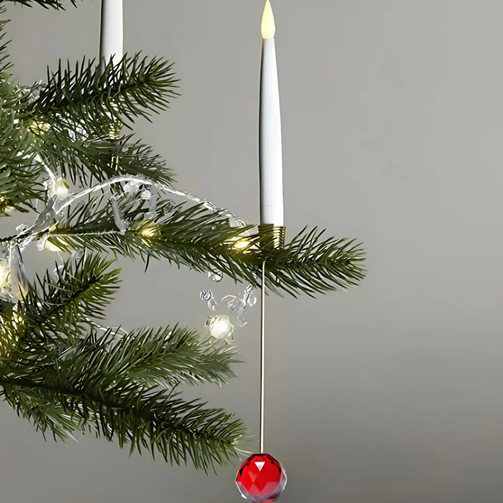 Julgransbelysning med fladdrande LED-ljus