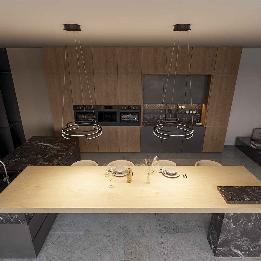 Metalis - Elegant Taklampa i Metall