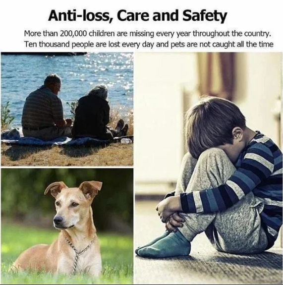 GPS Tracker Realtid Fordonslokalisator Svart