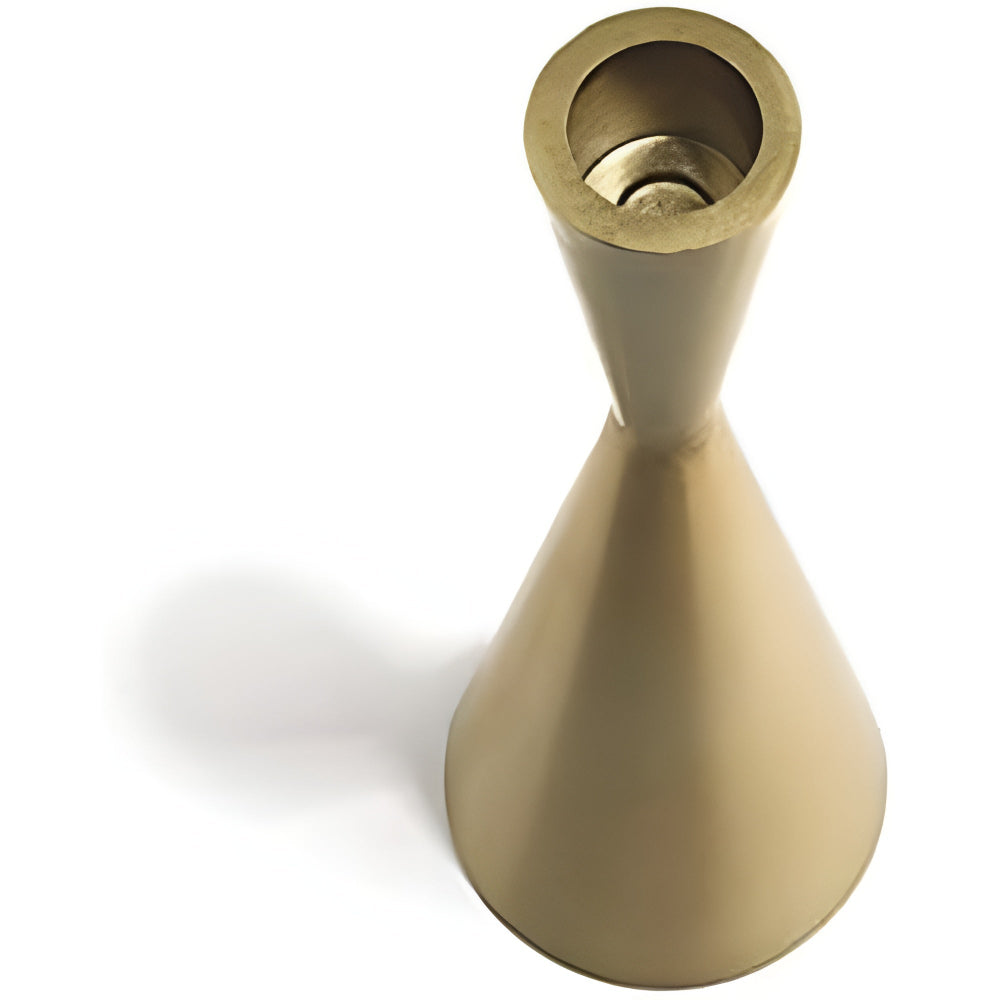 Snygg nordisk mässingsmidja ljusstake | 3 delar set