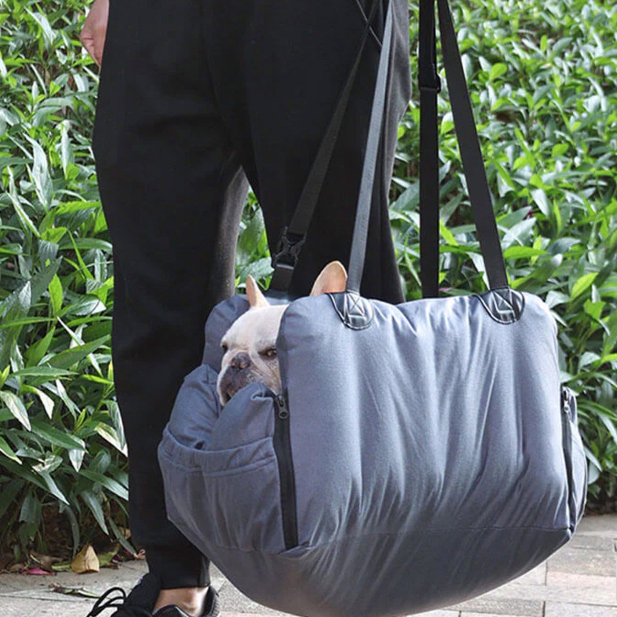 Multifunktionell Husdjursbilstol – 3-i-1 Bärväska, Soffa och Resesäng