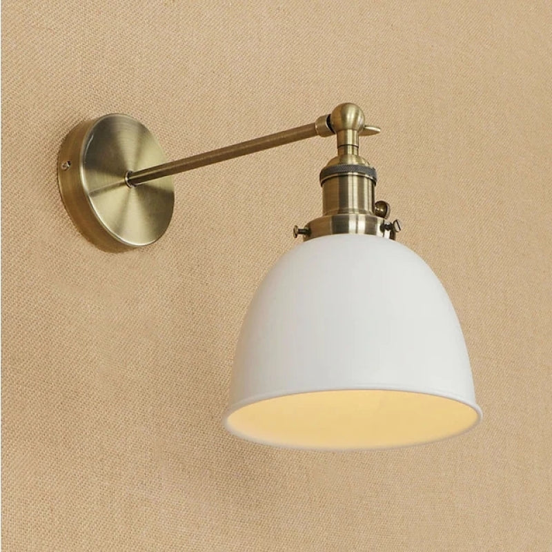 Liam Vintage LED Vägglampa Inomhus Svart Sovrum Metall