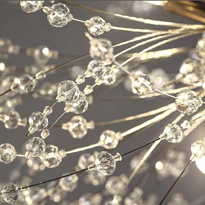 Levy Elegante LED Taklampor – Vit och Guld Metall för Vardagsrum och Matrum