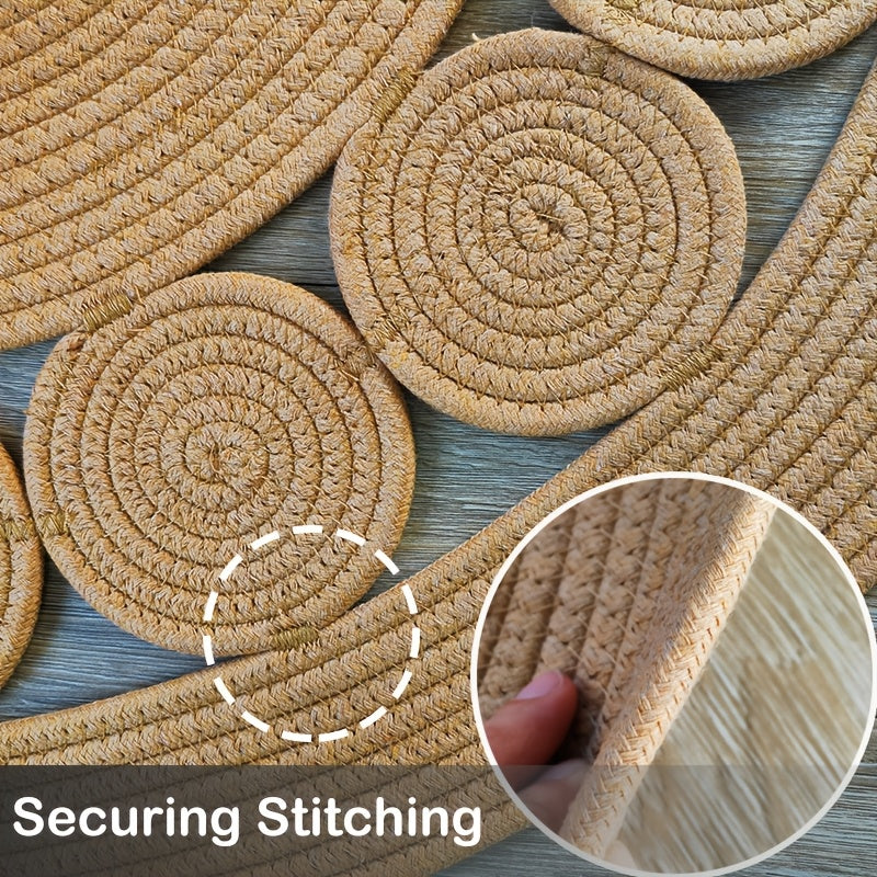 Boho handvävd badmatta – Perfekt för ditt badrum eller entré