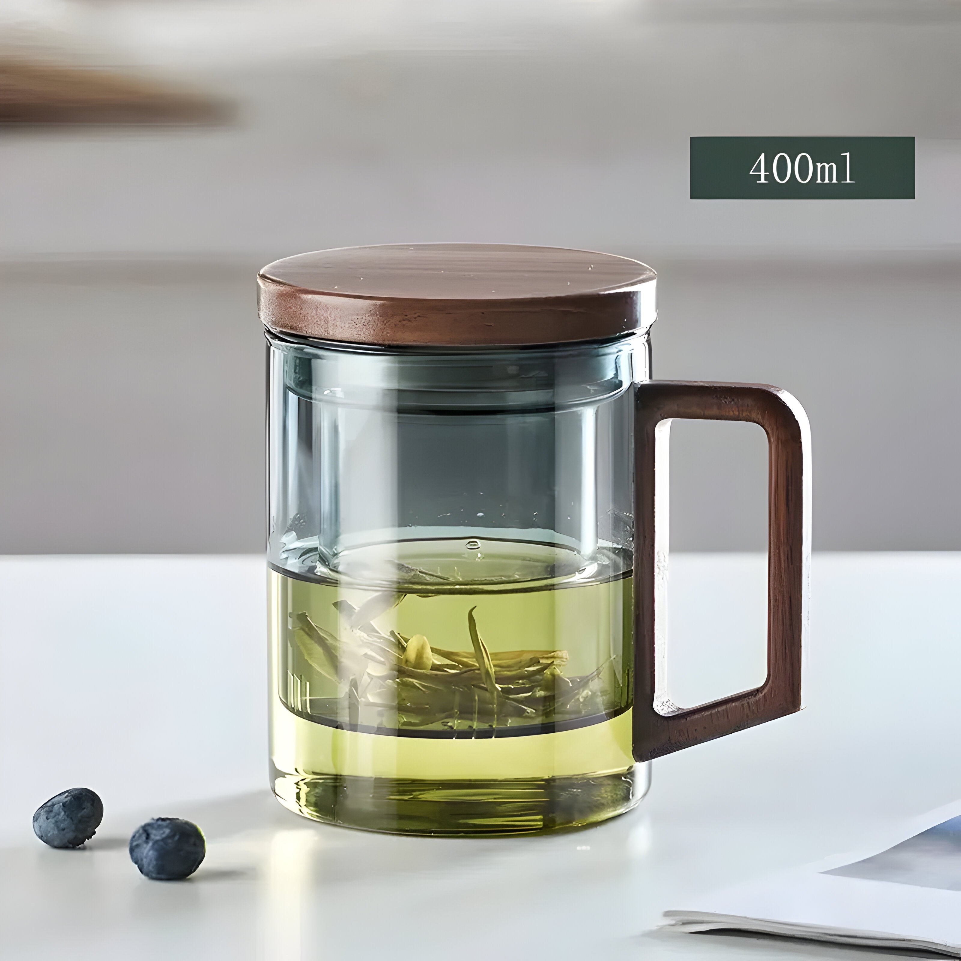 ArtisanBrew Cup – Värmebeständig Glas-Teekopp