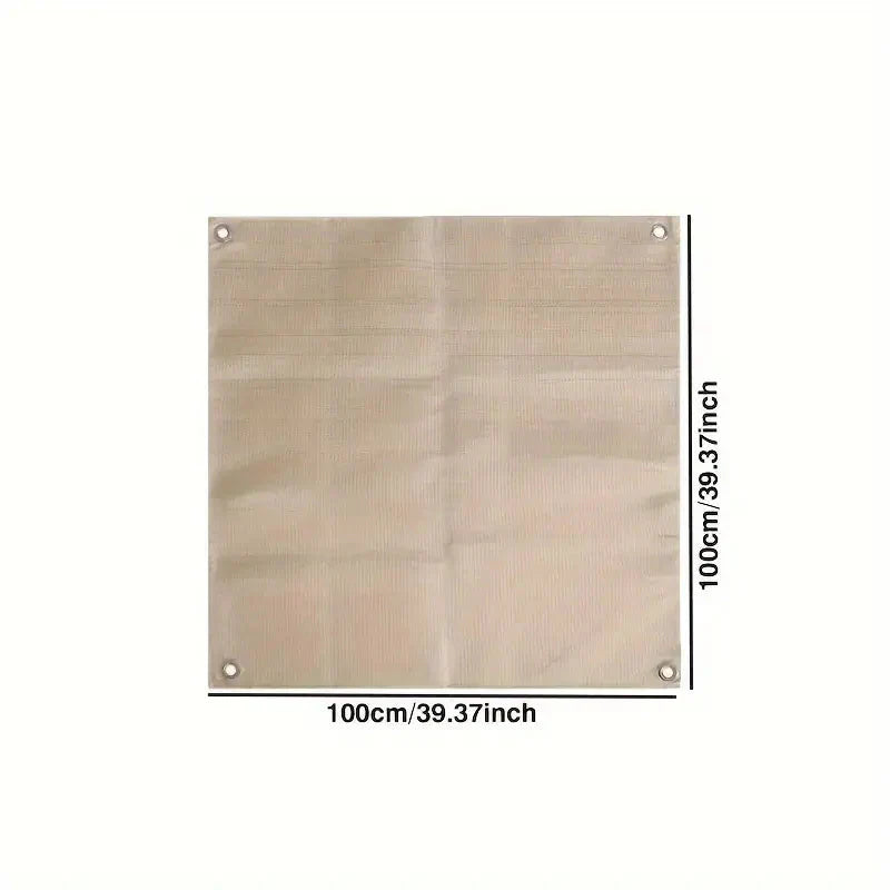 Carvallo GrillShield Pro | Värmebeständig & Funkresistent | 100×100 cm | För BBQ, eldar & rökare