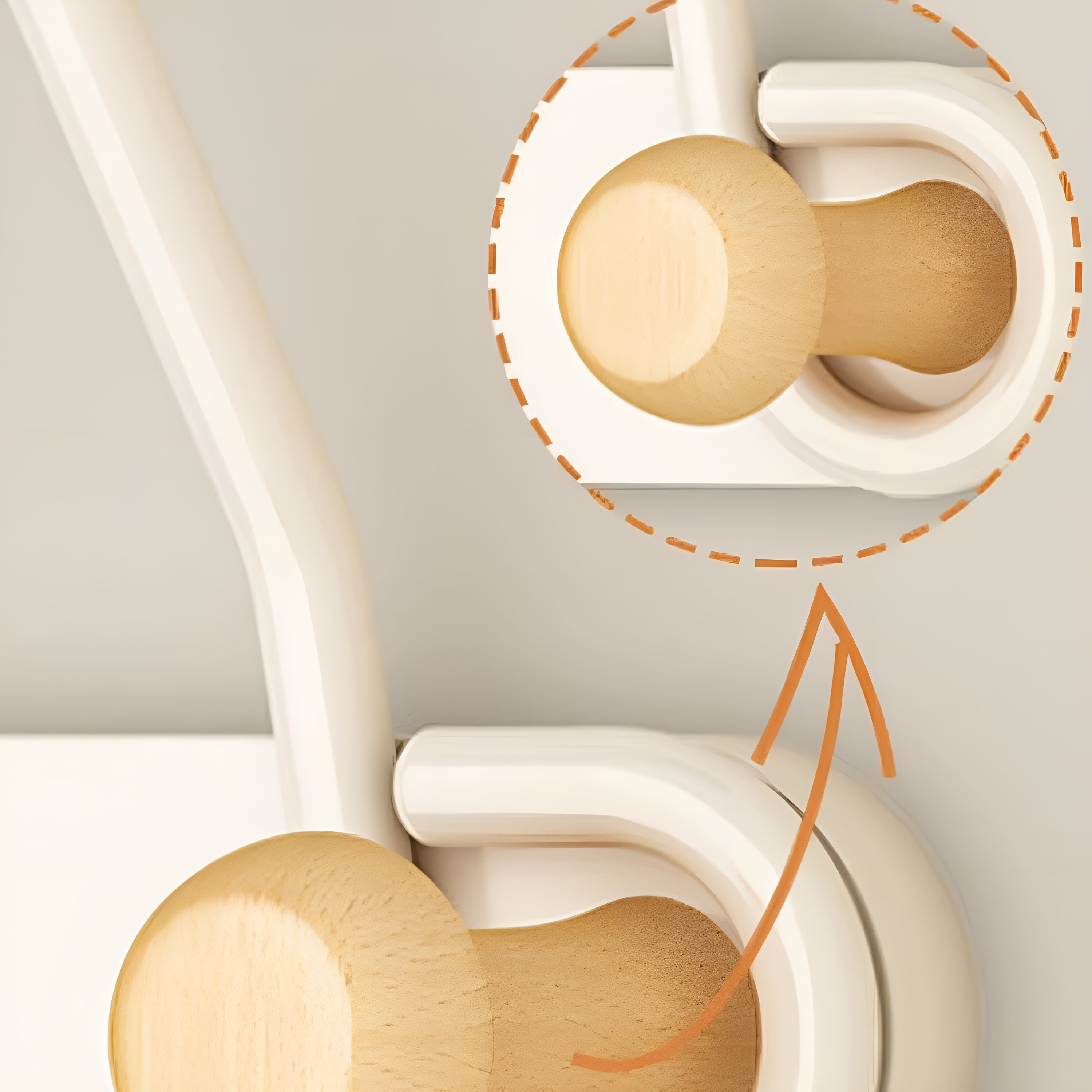 Hängande väggkrokar med dubbla rader - praktisk hängande förvaring för dörrar eller väggar