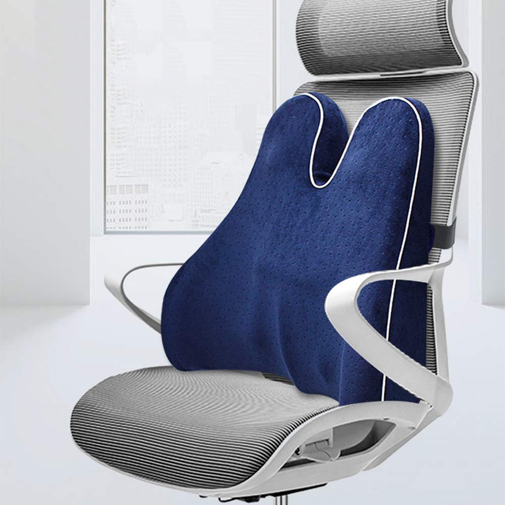 Memory Foam Lumbarsupportskudde för Ryggont