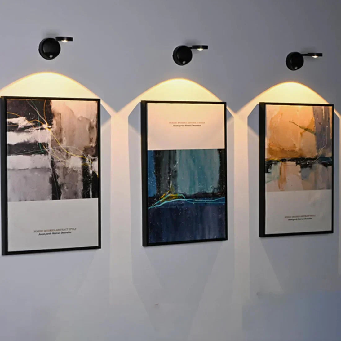 Carvallo – Smart Uppladdningsbar LED Vägglampa med Rörelsesensor