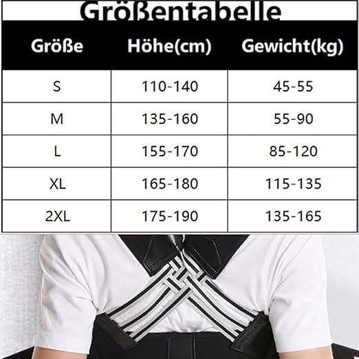 Anpassningsbar ryggkorrigeringsbälte