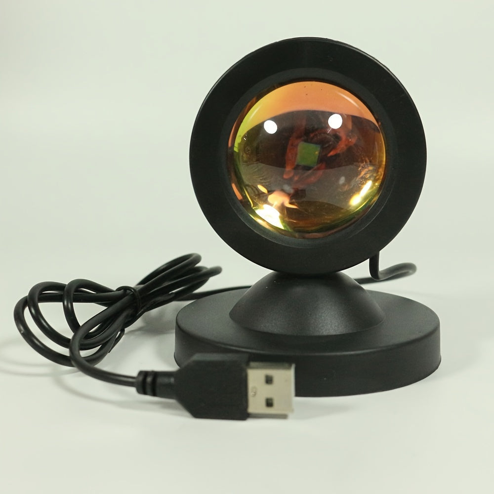 SunGlow - Solnedgångsprojektorlampa med 16 färger och fjärrkontroll