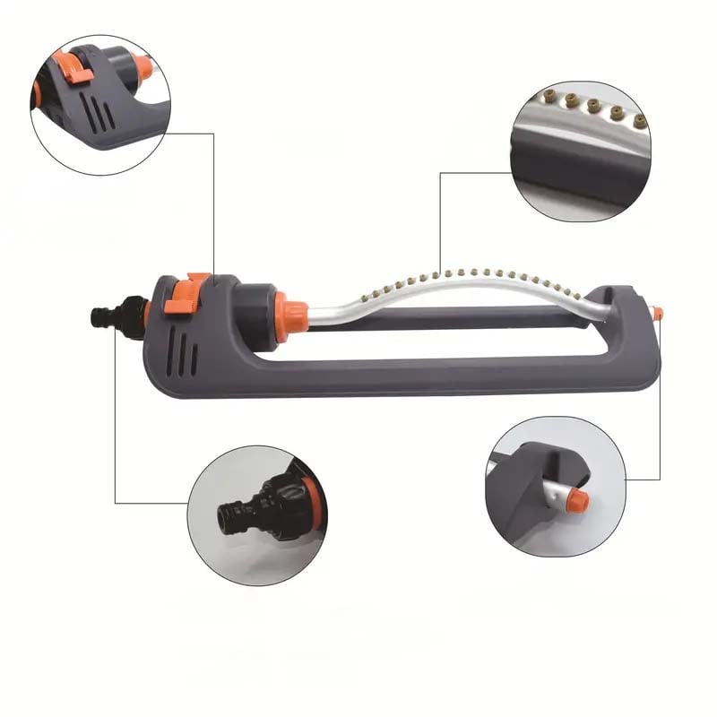 Carvallo - 19 håls justerbar sprinklare för trädgårdsvattning